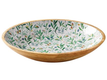 080384 OLIVE Mísa na potraviny Ø 35 cm6 cm mangové dřevo Zassenhaus (1)