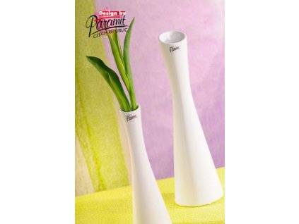 Link váza bílá 25 cm - Paramit - 60-25W