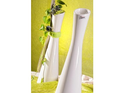 60 35W Link váza bílá 35 cm