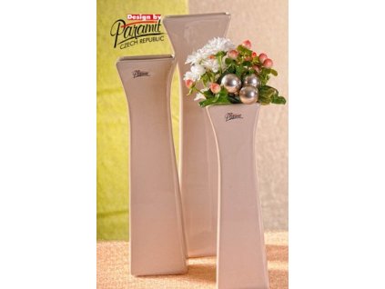 Cedreta váza béžová 25 cm - Paramit - 11062-25C