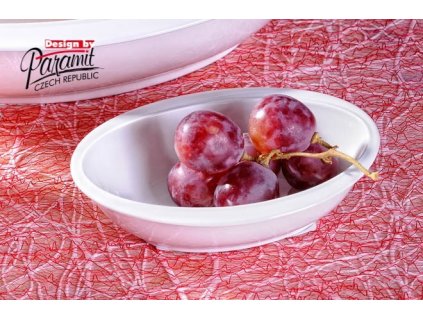 Ovalek miska bílá 15 cm - Paramit - 6305-15W