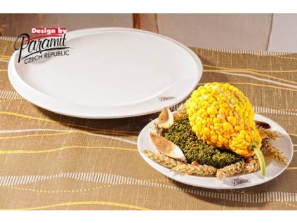 Esíčko jídelní talíř bílý 27 cm  - Paramit - 6406-27W