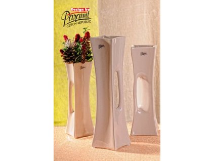 X-Vase váza béžová 35 cm