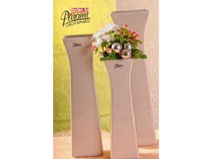 Cedreta váza béžová 30 cm - Paramit - 11062-30C