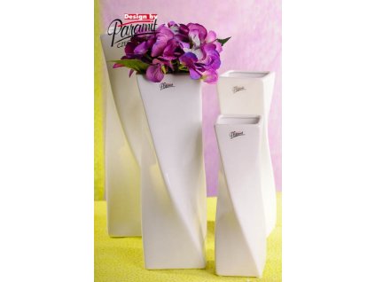 Váza bílá 24 cm Xenie - Paramit - 11031-24W