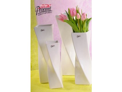 Váza bílá 32 cm Xenie - Paramit - 11031-32W