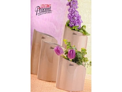 Váza béžová 24 cm Leila - Paramit - 11078-24C