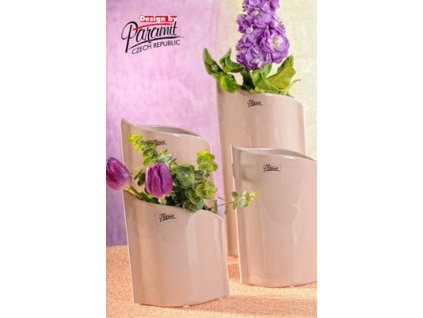 Váza béžová 28 cm Leila - Paramit - 11078-28C