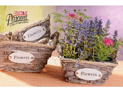 Koš Gustav set/3ks 22x22x10 cm, 17x17x9 cm, 26x26x13 cm - Paramit - 22041-S