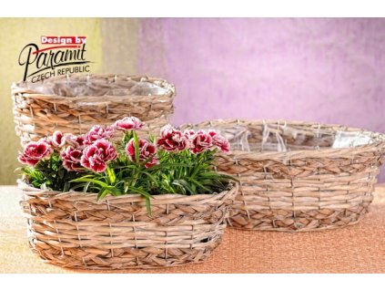 Koš Robin set/3ks 22x14x9,5 cm, 31x23x12 cm, 27x18x10 cm - Paramit - 22035-S