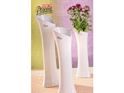 Ingrid váza bílá 22 cm - Paramit - 11098-22W