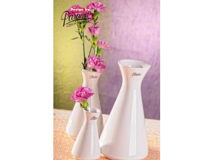 Mia váza bílá 20 cm - Paramit - 11099-20W