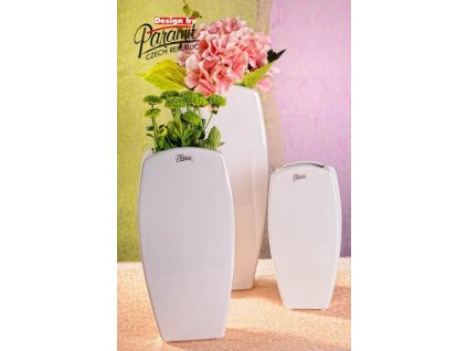 Vanda váza bílá 28 cm - Paramit - 12015-28W