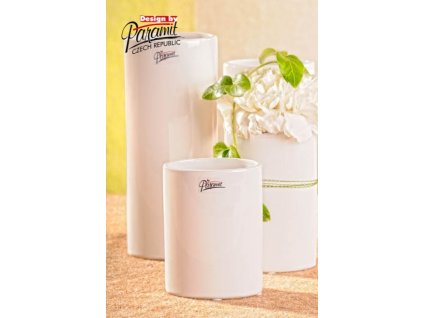 Dita váza bílá 12 cm - Paramit - 11083-12W