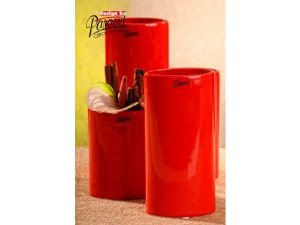 Dita váza červená 15 cm - Paramit - 11083-15R