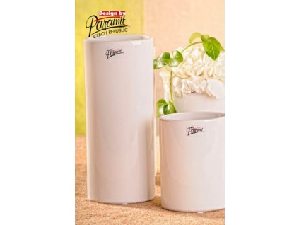 Dita váza bílá 21 cm - Paramit - 11083-21W