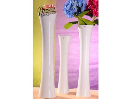 Jitka váza bílá 50 cm - Paramit - 12036-50W