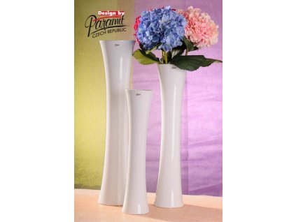 Jitka váza bílá 60 cm - Paramit - 12036-60W