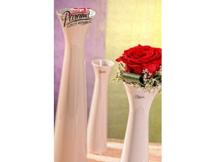 Sisi váza béžová 25 cm - Paramit - 11070-25C