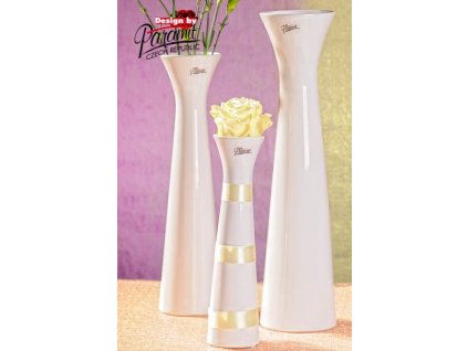 Sisi váza bílá 25 cm - Paramit - 11070-25W