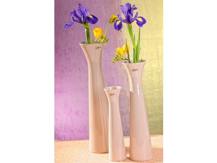 11070 34C Sisi váza béžová 40 cm