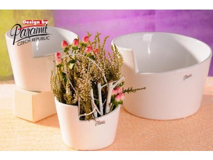 Flora miska bílá 12 cm - Paramit - 12042-12W