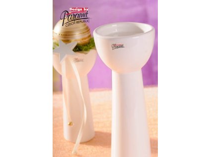 Tia svícen bílý 24 cm - Paramit - 12028-24W