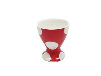 Porcelánový kalíšek na vejce červený - Polkadot PD3041 - Maxwell&Williams