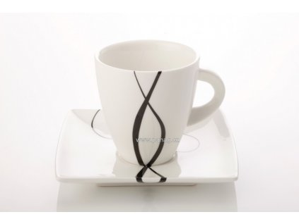 Porcelánový šálek a podšálek 200 ml - Breeze - Maxwell&Williams