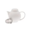 Konvice na čaj 400 ml bílá se sítkem - WHITE BASICS - Maxwell&Williams