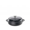 Vysoká pánev se skleněnou poklicí Provence, černá 28 cm - Küchenprofi - 0402551028