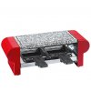 Elektrický Raclette gril Hot Stone Duo červený pro 2 osoby