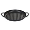 0407901030 PROVENCE Litinová grilovací pánev černá 30 cm Kuchenprofi 4