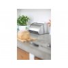 348907 CHlebník ROLL TOP matná ocel střední od Brabantia v prostoru z boku