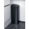 Koš Touch Bin® - 25 L - čtvercový , Matná černá