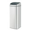 Koš Touch Bin® - 25 L - čtvercový , Lesklá ocel