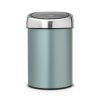 Koš Touch Bin® - 3 L , Metalická mátová/Mat víko