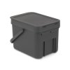 Koš Sort & Go 6 L Šedá