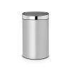 Koš Touch Bin - 40 L , Metalická šedá / Lesk víko
