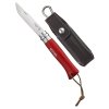 Zavírací nůž VRI N°08 Inox Adventurer Red 8,5 cm + pouzdro