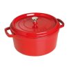 Hrnec kulatý višňový La Cocotte 28 cm, 5,85 l