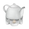 Porcelánová čajová konvice s ohříváčkem 1,1 l