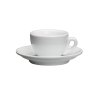 215007 ROMA bílý šálek s podšálkem na espresso 50 ml CIlio