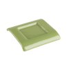 Keramický podtácek 7,5x7,5x1cm světle zelený