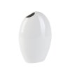 Váza EGG 18,5x11x27,5 cm - bílá