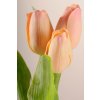 107A1 Umělý tulipán světle broskvový 40 cm