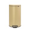 Pedálový koš 30 l FlatBack+ - minerální zlatá - Brabantia - 119583