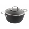 Kastrol Alba s poklicí 24 cm - povrch Keravis - Ballarini - ALBG2LD.24D