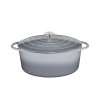 Litinový hrnec oválný PROVENCE šedý - 33 cm - Küchenprofi - 0402001933