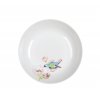 Hluboký talíř na polévku 20,5 cm ptáček s růží - POETICA - by inspire - 7639-00-48